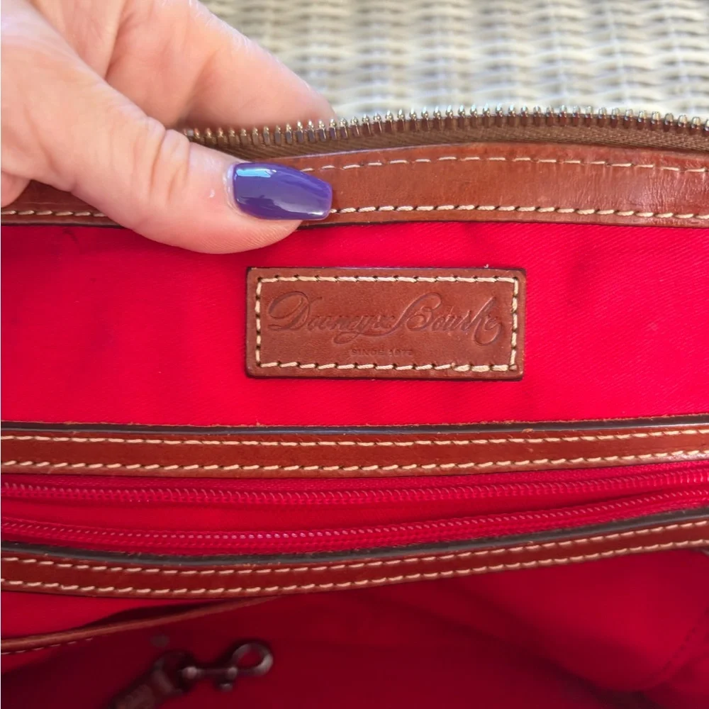 Dooney and Bourke Pebble Leather‎ Zip Top Satchel